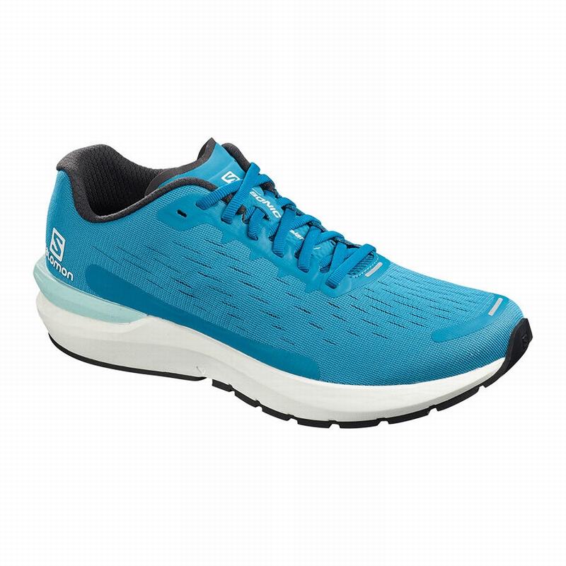 Salomon Singapore Mens Running Shoes - SONIC 3 BALANCE Blue | 63074-FXWZ